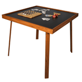 Kestell 35" Oak Folding Domino Table