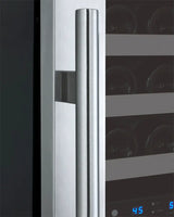 Allavino 24" Wide FlexCount II Tru-Vino 121 Bottle Dual Zone Stainless Steel Wine Refrigerator VSWR121