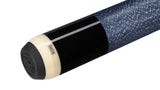 Predator 8 Point Sneaky Pete Black/Curly/Blue Points Linen Wrap Pool Cue