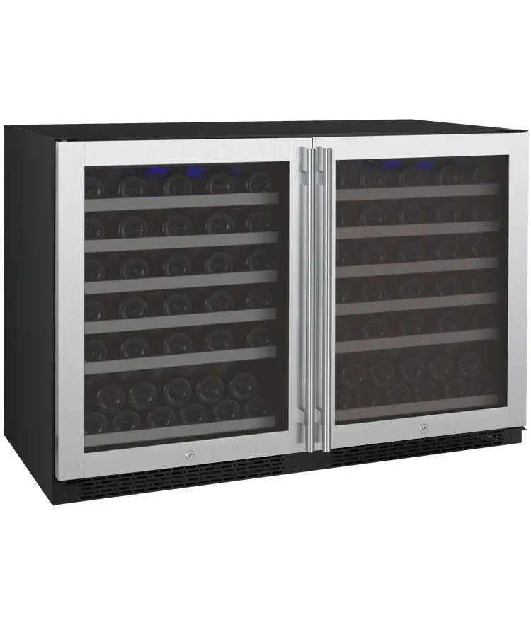 Allavino 47" Wide FlexCount II Tru-Vino 112 Bottle Side-by-Side Wine Refrigerator 2X-VSWR56