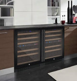 Allavino 47" Wide FlexCount II Tru-Vino 112 Bottle Side-by-Side Wine Refrigerator 2X-VSWR56