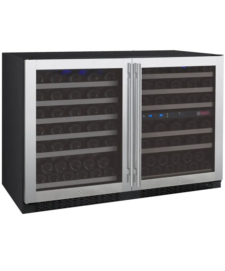 Allavino 47" Wide FlexCount II Tru-Vino 112 Bottle Side-by-Side Wine Refrigerator 3Z-VSWR5656