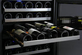 Allavino 47" Wide FlexCount II Tru-Vino 112 Bottle Side-by-Side Wine Refrigerator 3Z-VSWR5656