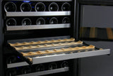 Allavino 47" Wide FlexCount II Tru-Vino 112 Bottle Side-by-Side Wine Refrigerator 3Z-VSWR5656