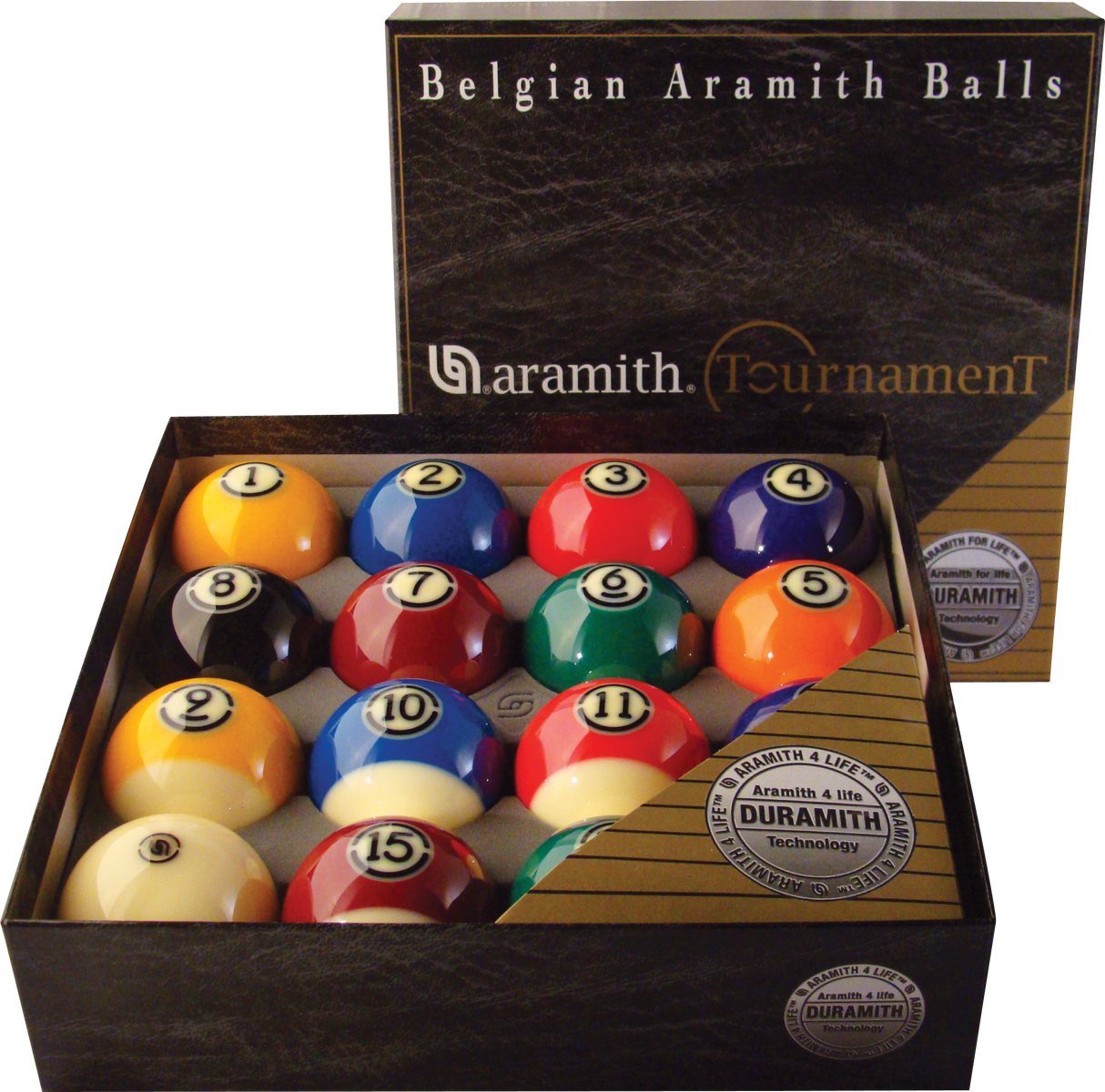 Aramith Tournament Belgian Pool Ball Set BBAT