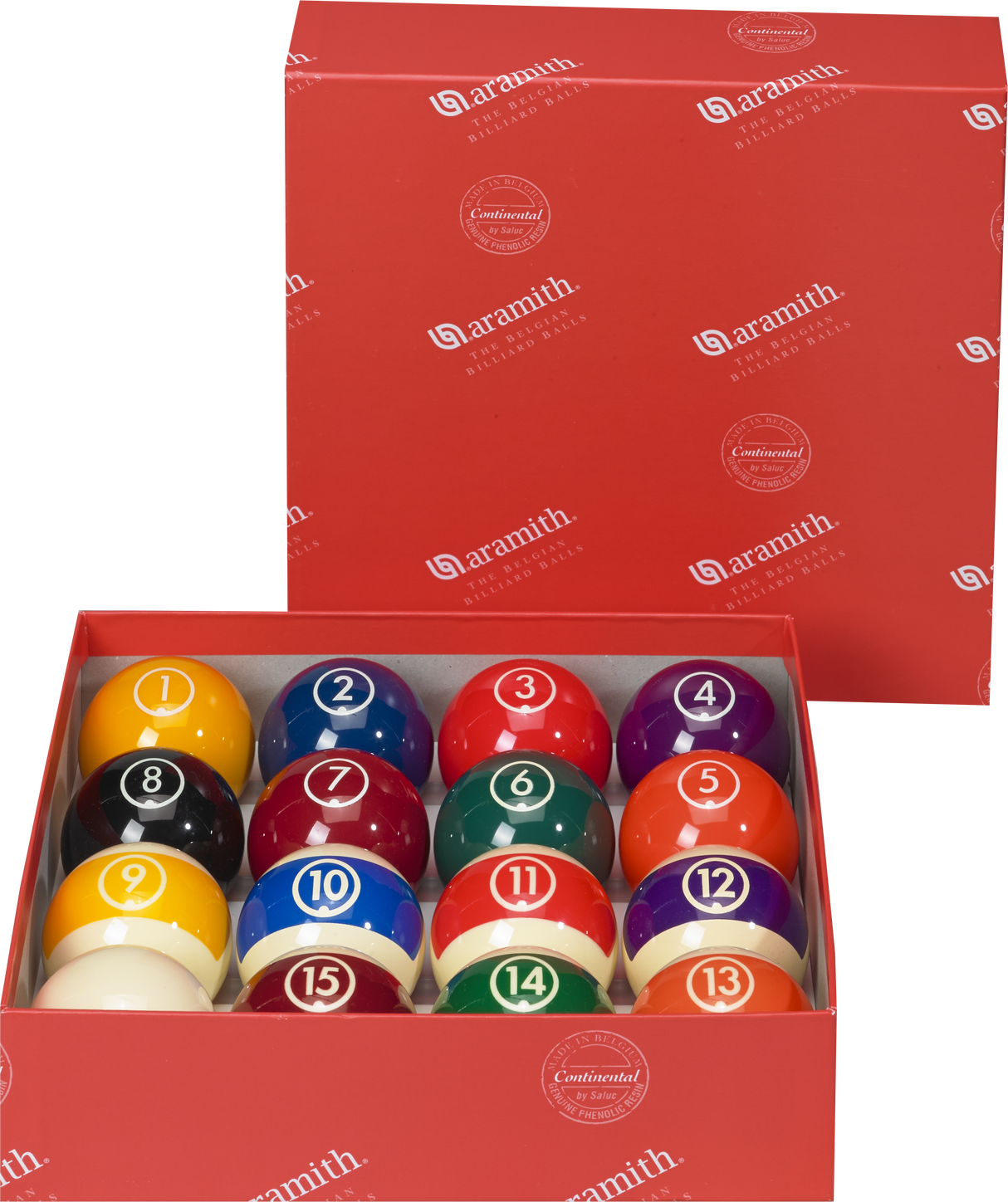 Aramith Continental Belgian Pool Ball Set BBCONT