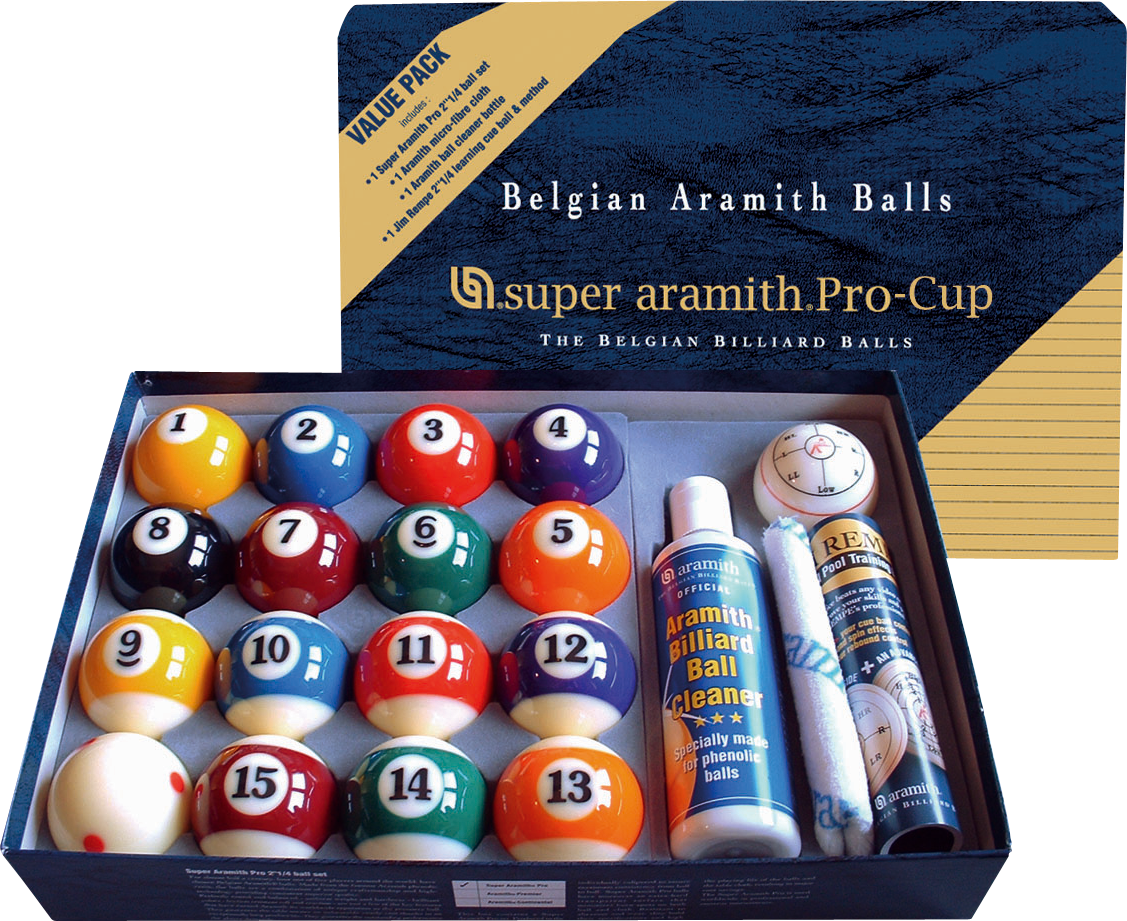 Aramith Super Pro Value Pack Pool Ball Set BBSAPVPK