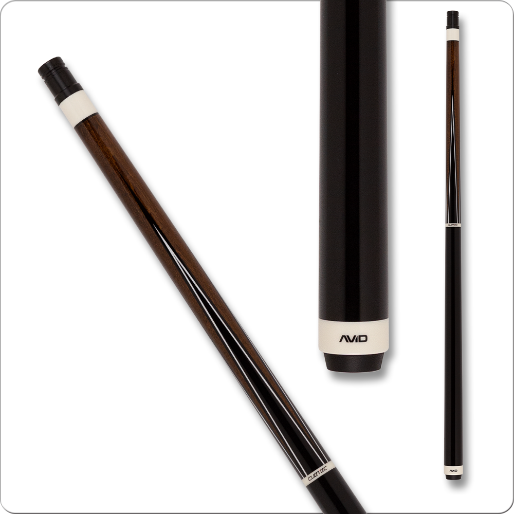 Cuetec AVID CT322NW ERA 95-322NW 4-Point Brown Sneaky Pete Cue - Wrapless