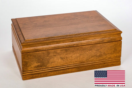 American Chest Co. 75 Count Amish Cigar Humidor H75W