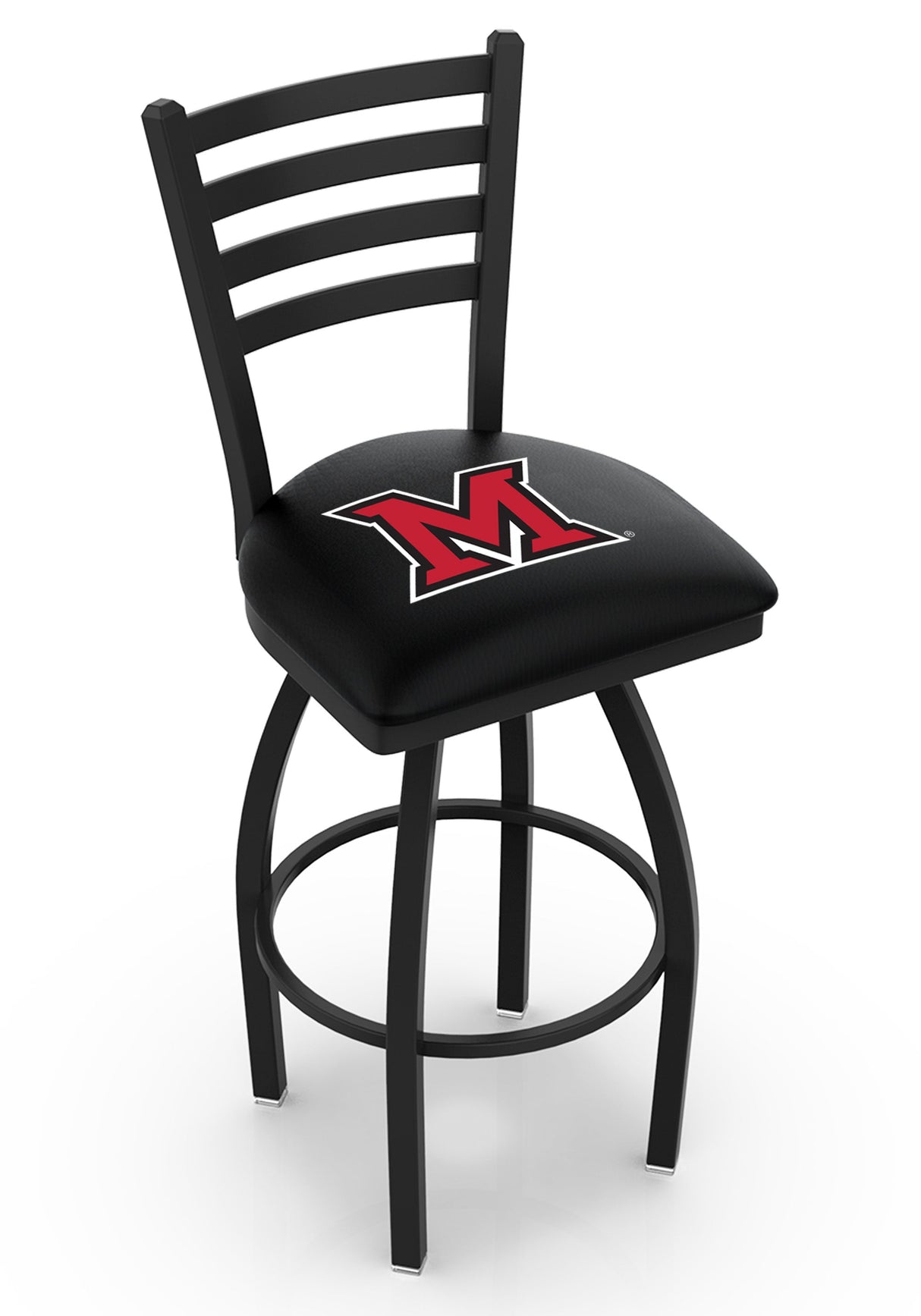 Miami of Ohio L014 Bar Stool | NCAA RedHawks Bar Stool | MUOH Jackie Bar Stool