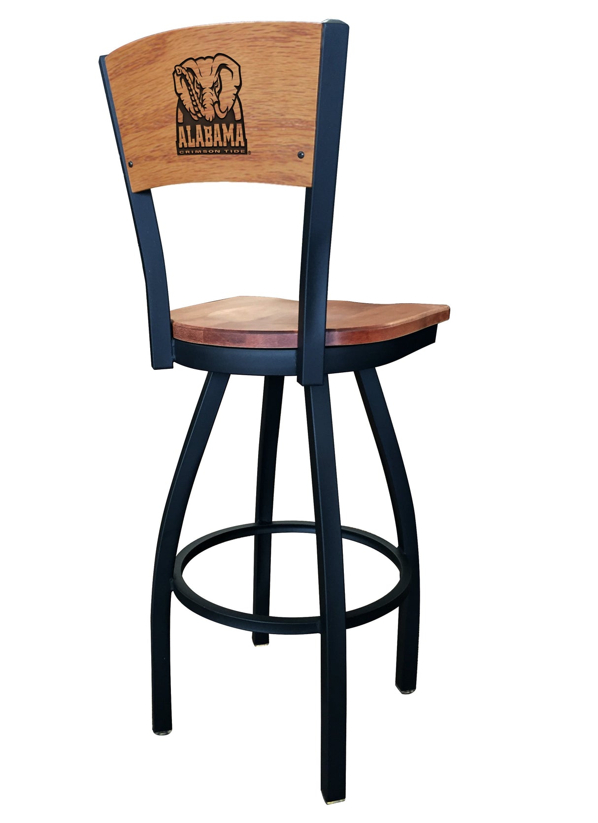 Alabama Crimson Tide Elephant L038 Laser Engraved Bar Stool