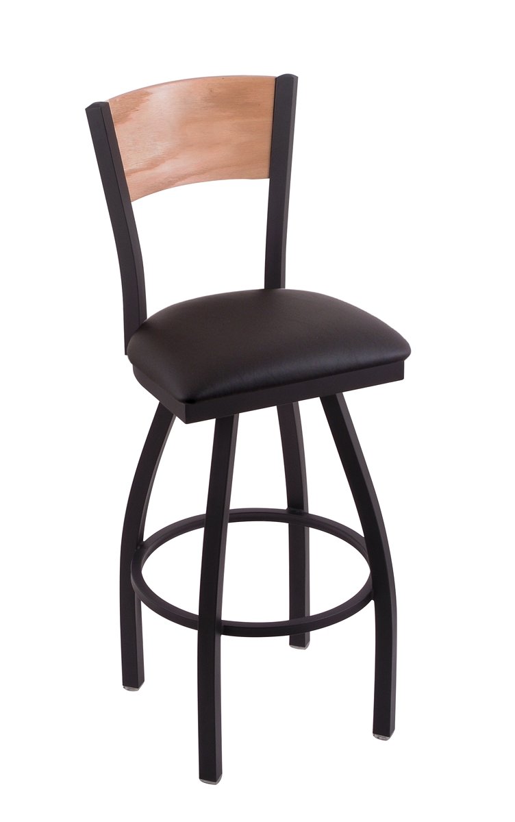 US Navy Midshipmen Academy L038 Laser Engraved Bar Stool by Holland Bar Stool