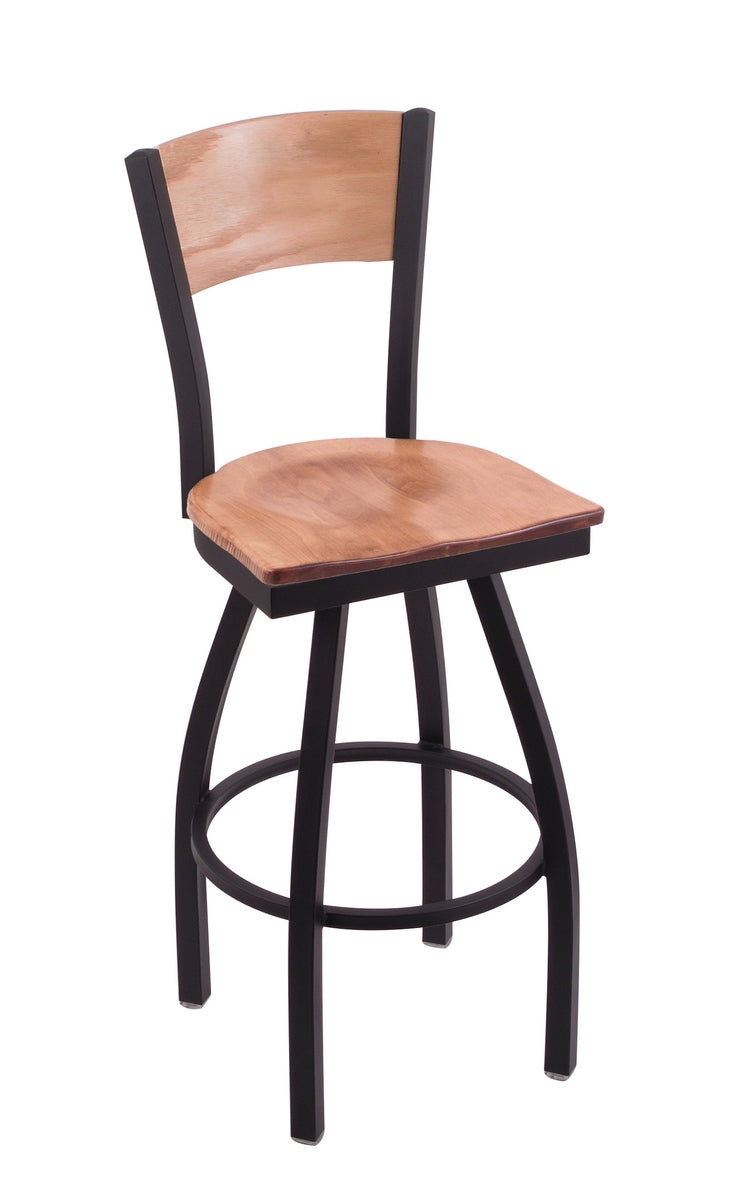 University of Wisconsin Badgers L038 Laser Engraved Bar Stool by Holland Bar Stool