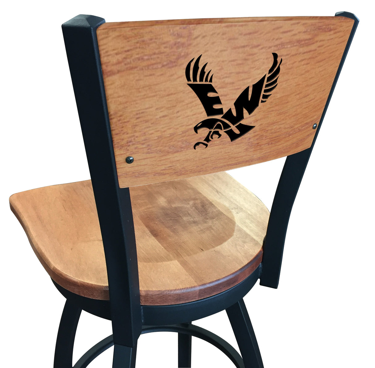 Eastern Washington Eagles L038 Laser Engraved Bar Stool