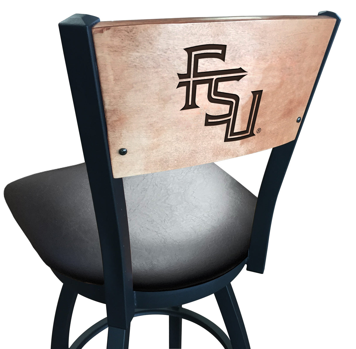 Florida State University Seminoles FSU Script L038 Laser Engraved Bar Stool by Holland Bar Stool