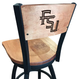 Florida State University Seminoles FSU Script L038 Laser Engraved Bar Stool by Holland Bar Stool