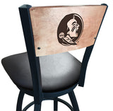 Florida State University Seminoles Head L038 Laser Engraved Bar Stool by Holland Bar Stool