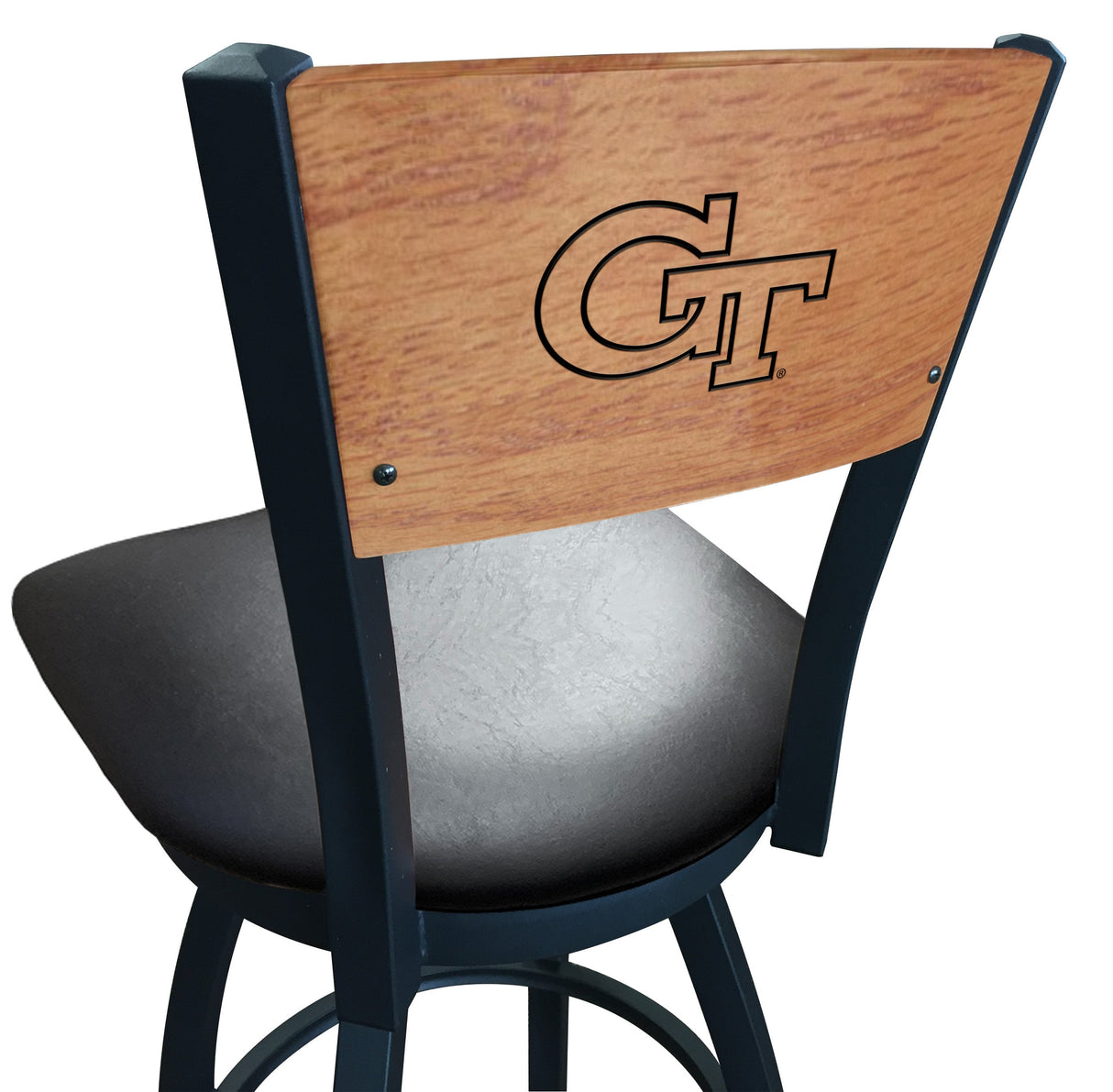 Georgia Tech L038 Laser Engraved Bar Stool by Holland Bar Stool