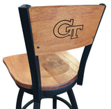 Georgia Tech L038 Laser Engraved Bar Stool by Holland Bar Stool