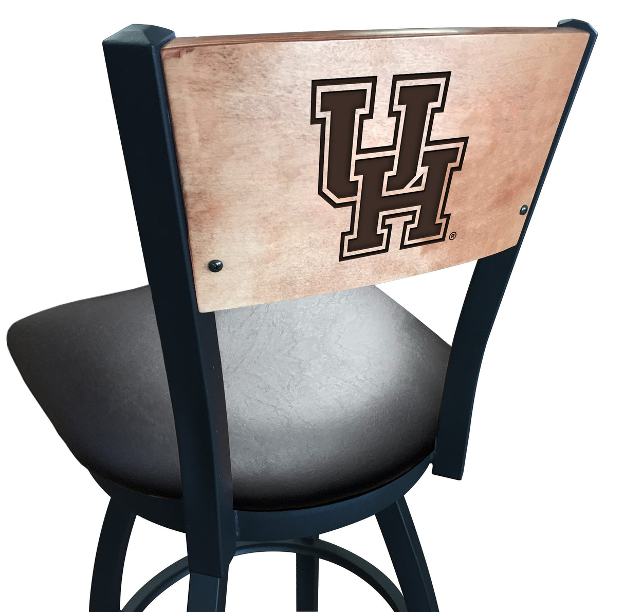 University of Houston Cougars L038 Laser Engraved Bar Stool by Holland Bar Stool