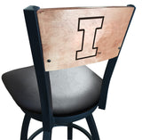 Illinois Fighting Illini L038 Laser Engraved Bar Stool by Holland Bar Stool