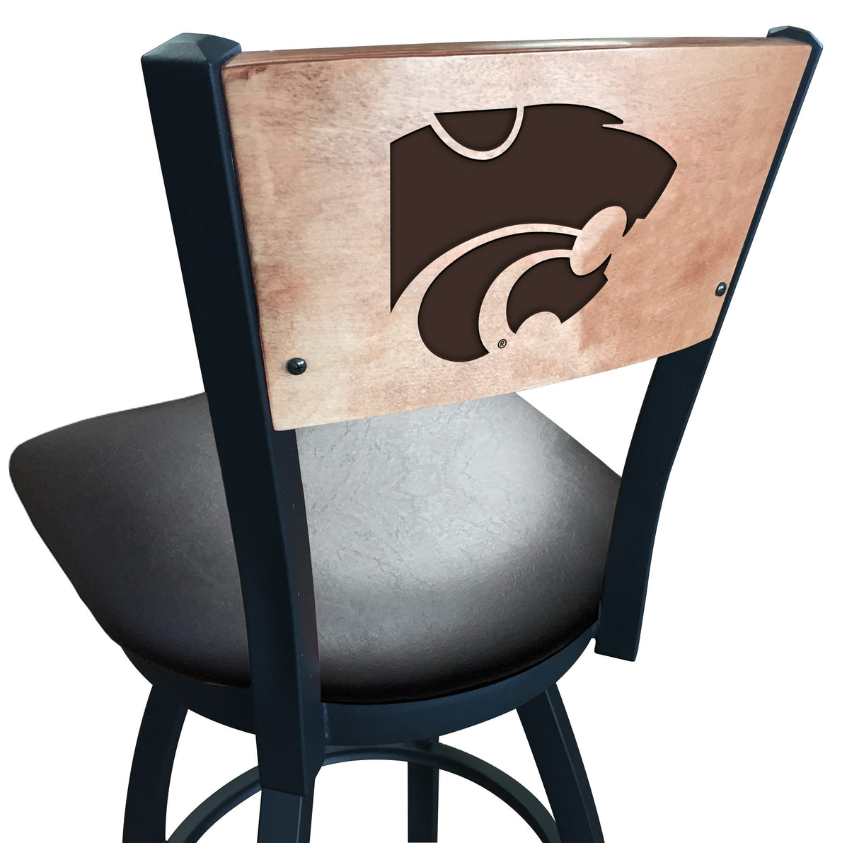 Kansas State Wildcats L038 Laser Engraved Bar Stool by Holland Bar Stool