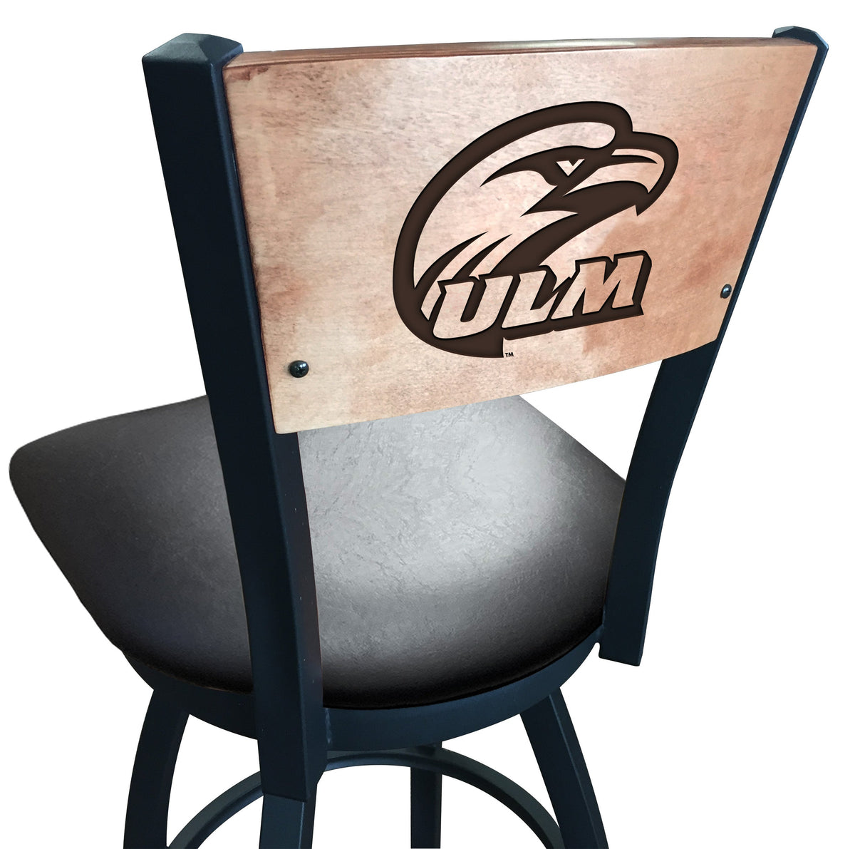 ULM Warhawks L038 Laser Engraved Bar Stool by Holland Bar Stool