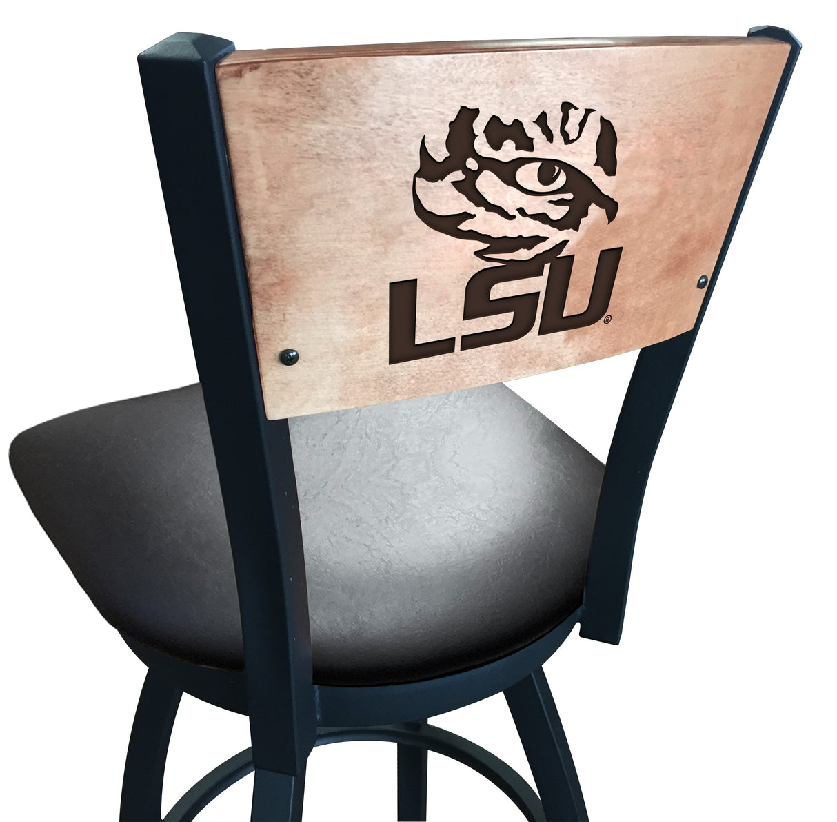 LSU Tigers L038 Laser Engraved Bar Stool by Holland Bar Stool