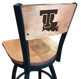 Louisiana Tech Bulldogs L038 Laser Engraved Bar Stool by Holland Bar Stool