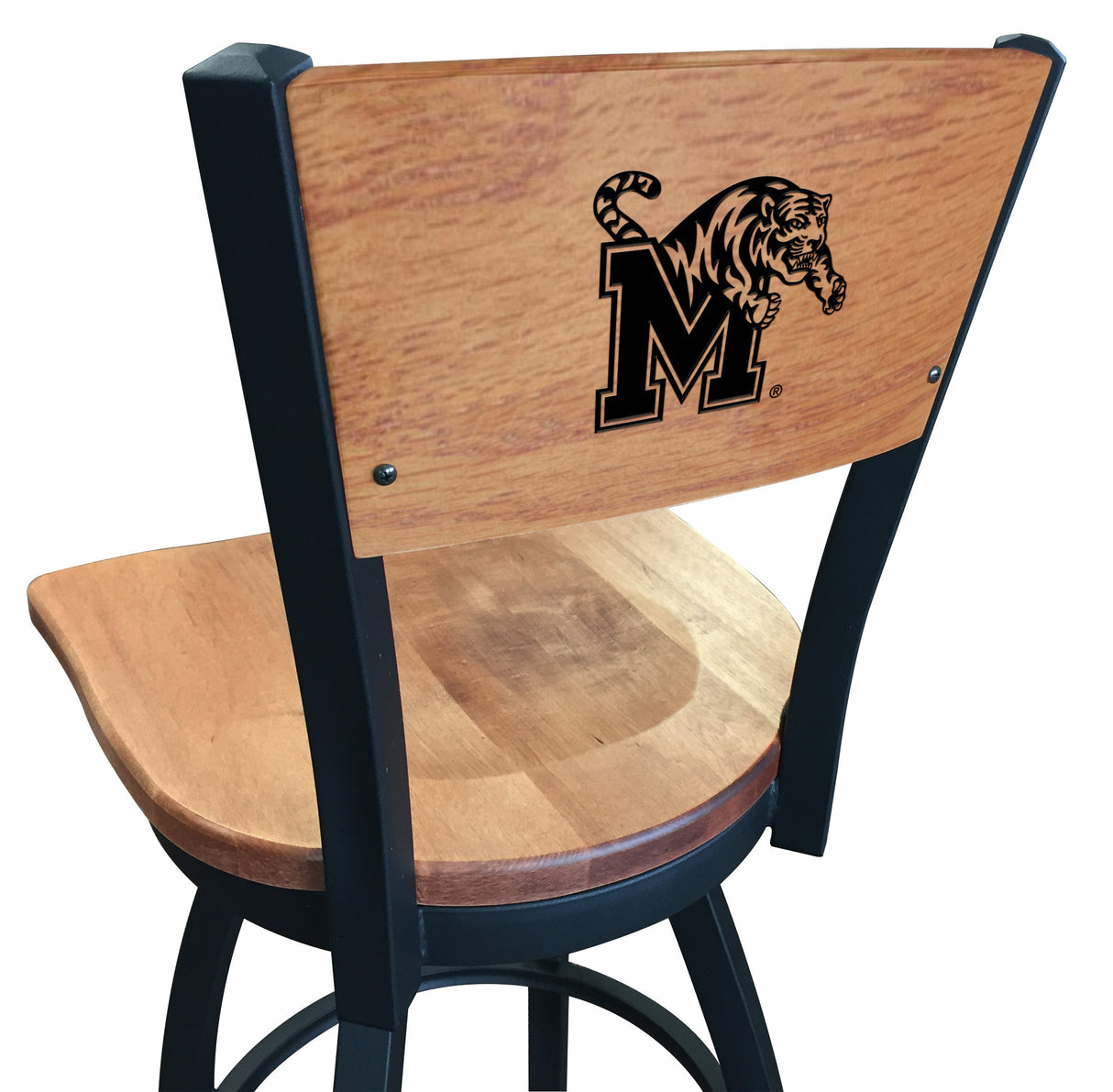 Memphis Tigers L038 Laser Engraved Bar Stool by Holland Bar Stool