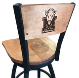 Marshall Thundering Herd L038 Laser Engraved Bar Stool by Holland Bar Stool