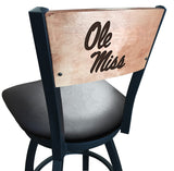 Ole Miss Rebels L038 Laser Engraved Bar Stool by Holland Bar Stool