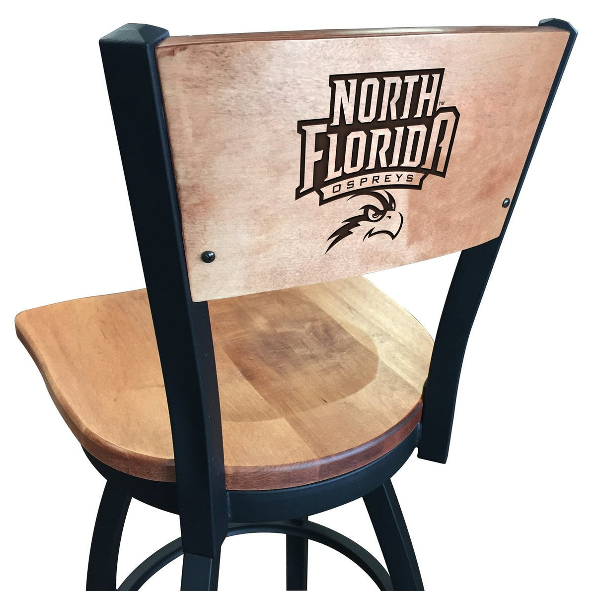 North Florida Ospreys L038 Laser Engraved Bar Stool by Holland Bar Stool