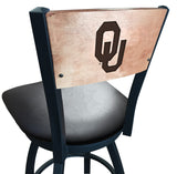 University of Oklahoma Sooners L038 Laser Engraved Bar Stool by Holland Bar Stool