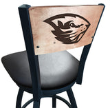 Oregon State Beavers L038 Laser Engraved Bar Stool by Holland Bar Stool