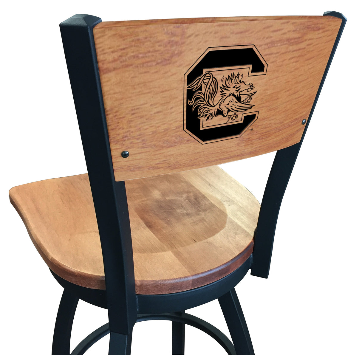 South Carolina Gamecocks L038 Laser Engraved Bar Stool by Holland Bar Stool