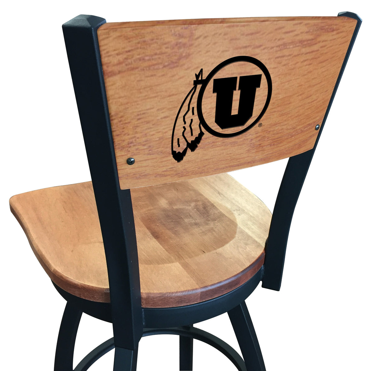 Utah Utes L038 Laser Engraved Bar Stool by Holland Bar Stool