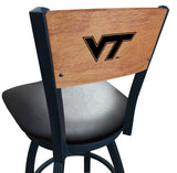 Virginia Tech Hookies L038 Laser Engraved Bar Stool by Holland Bar Stool