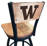 Washington Huskies L038 Laser Engraved Bar Stool by Holland Bar Stool