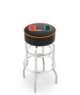 Miami Hurricanes L7C1 Bar Stool | Miami Hurricanes L7C1 Counter Stool