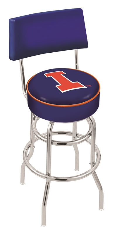 Illinois Fighting Illini L7C4 Bar Stool | Illinois Fighting Illini L7C4 Counter Stool