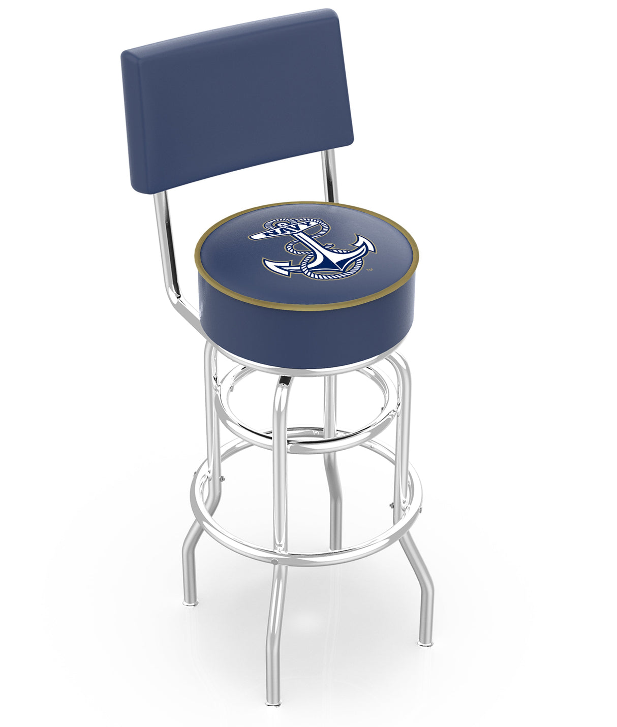 US Navy Midshipmen Academy L7C4 Bar Stool | US Navy Midshipmen Academy L7C4 Counter Stool