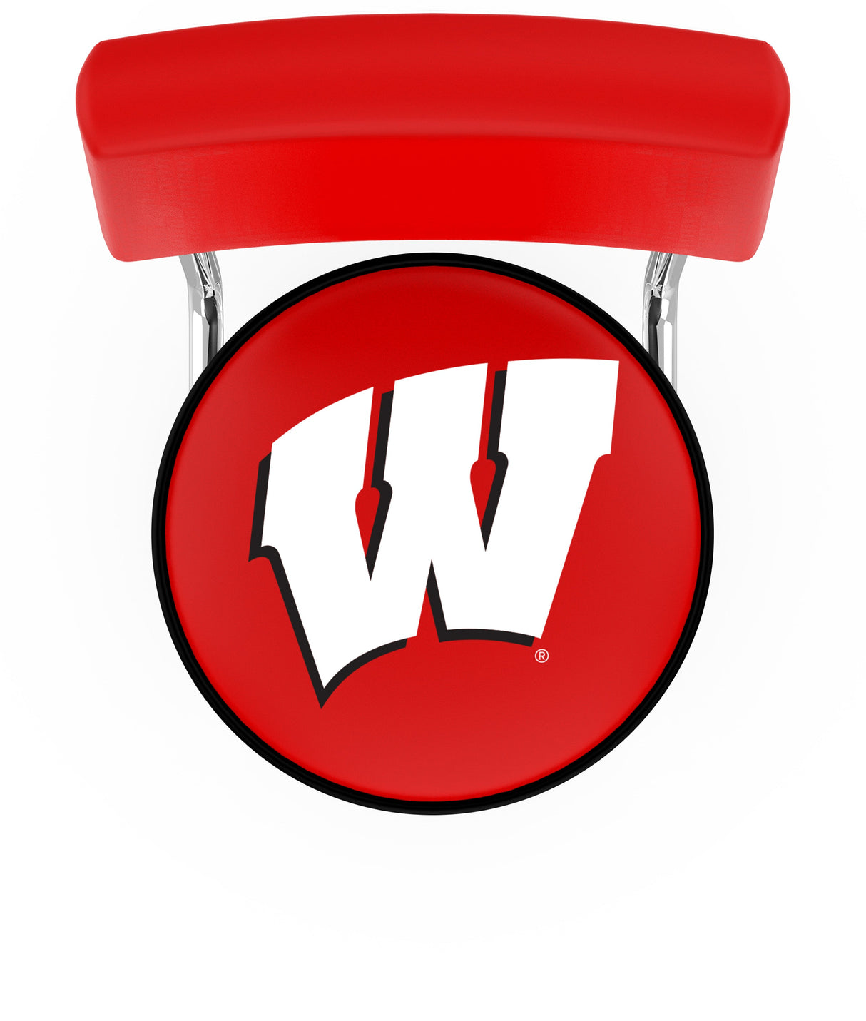 University of Wisconsin W Script L7C4 Bar Stool | University of Wisconsin W Script L7C4 Counter Stool