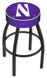 Northwestern University L8B1 Backless Bar Stool | Northwestern University Backless Counter Bar Stool