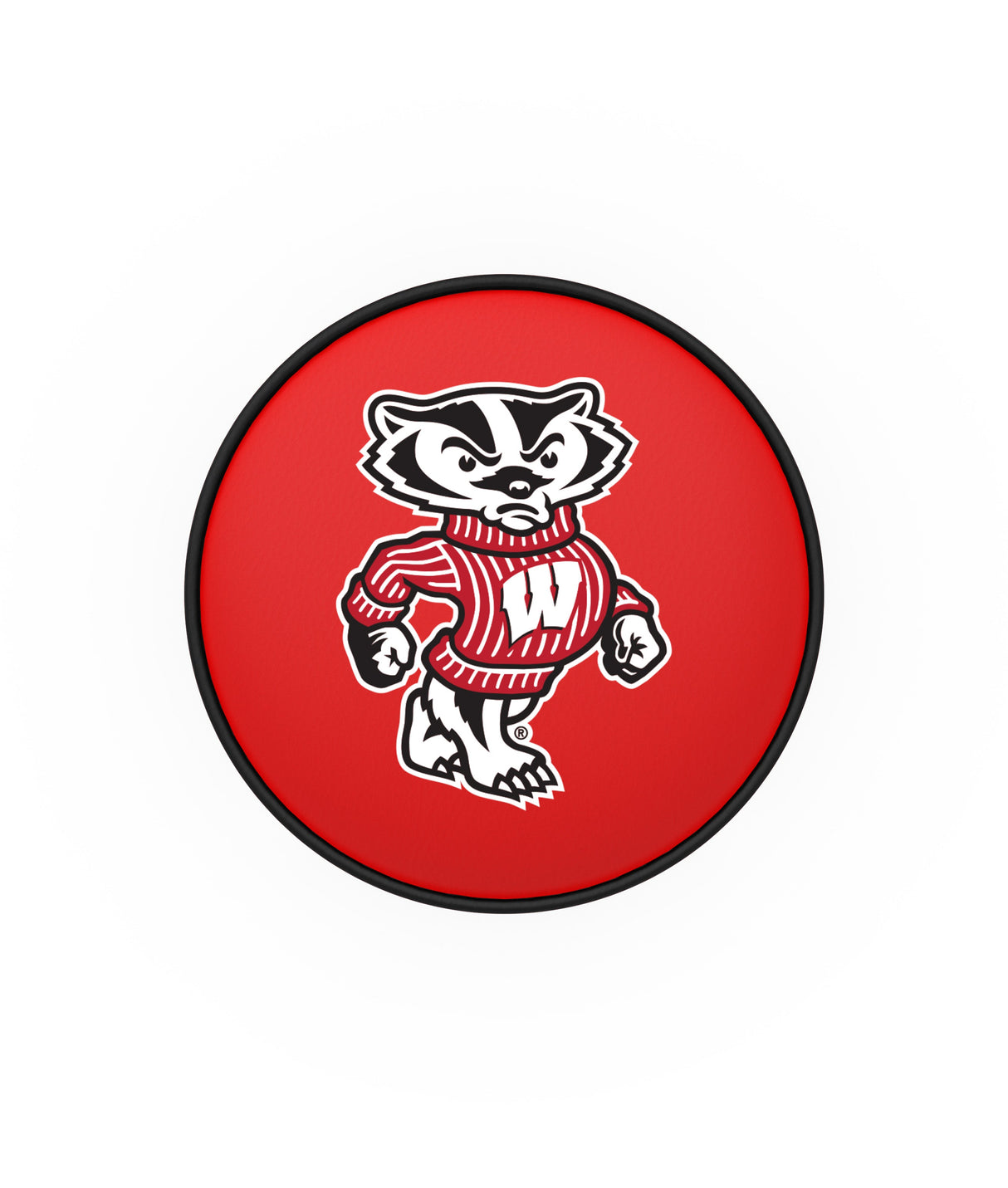 University of Wisconsin (Badger) L8B1 Backless Bar Stool | University of Wisconsin (Badger) Backless Counter Bar Stool