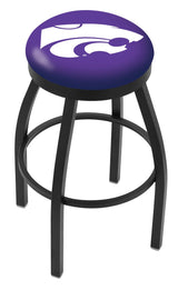 Kansas State Wildcats L8B2B Backless Bar Stool | Kansas State Wildcats Backless Counter Bar Stool