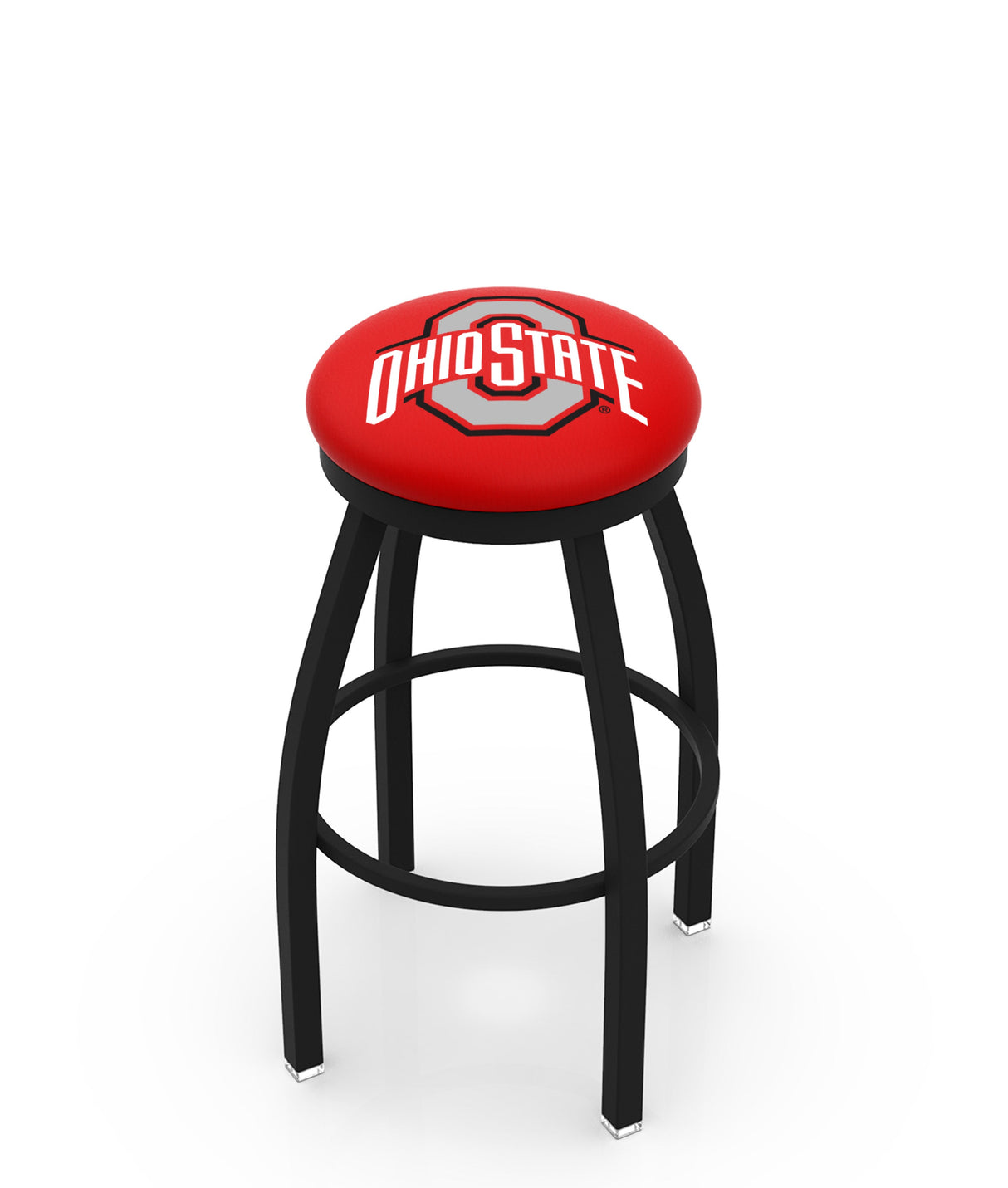 Ohio State Buckeyes L8B2B Backless Bar Stool | Ohio State Buckeyes Backless Counter Bar Stool