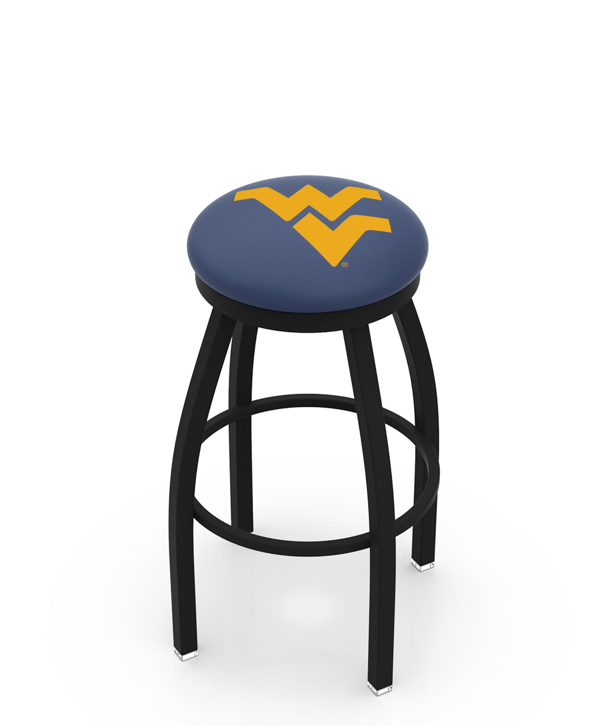 West Virginia Mountaineers L8B2B Backless Bar Stool | West Virginia Mountaineers Backless Counter Bar Stool