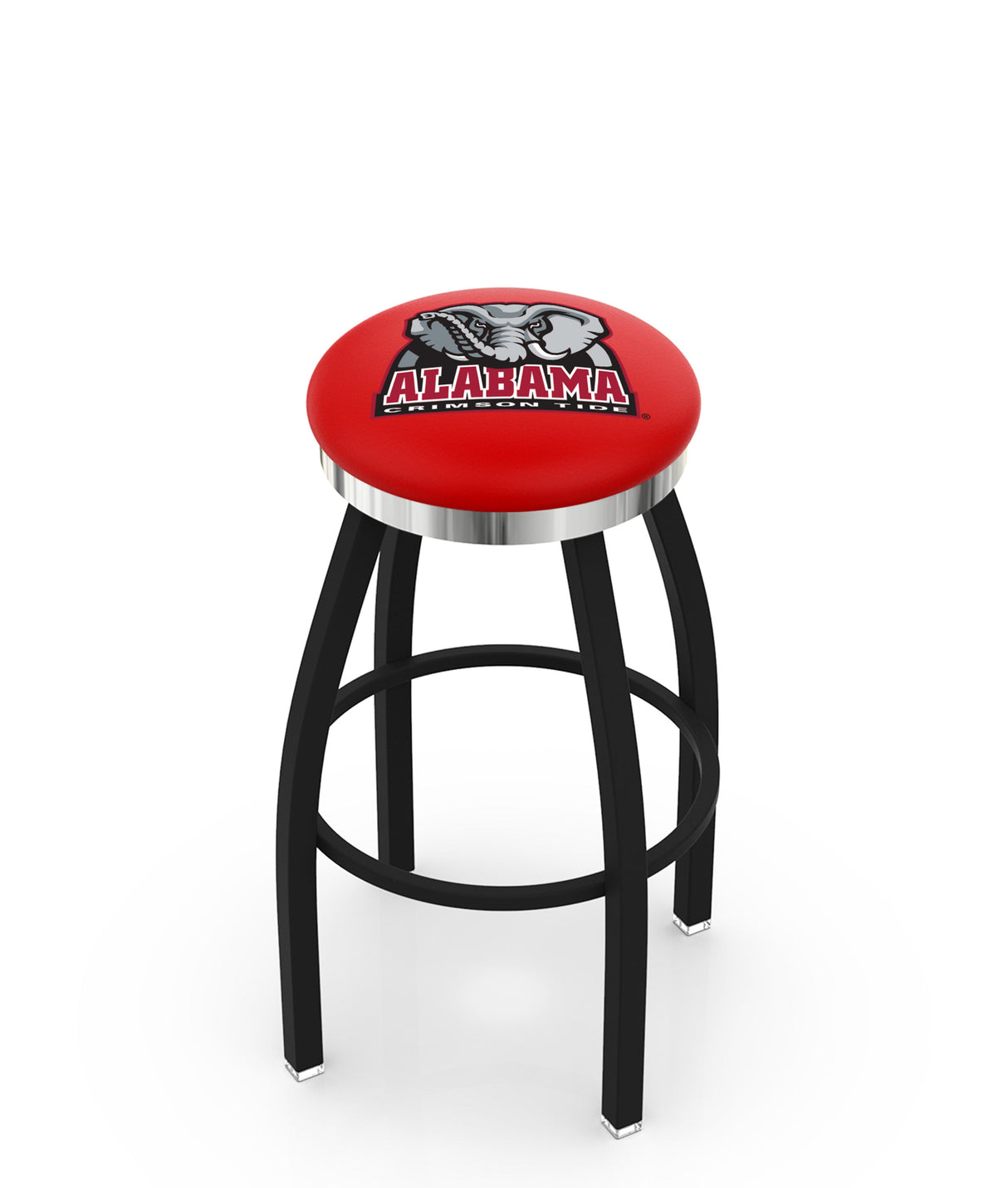 Alabama Rolltide Elephant L8B2C Backless Bar Stool | Alabama Rolltide Elephant Backless Counter Bar Stool