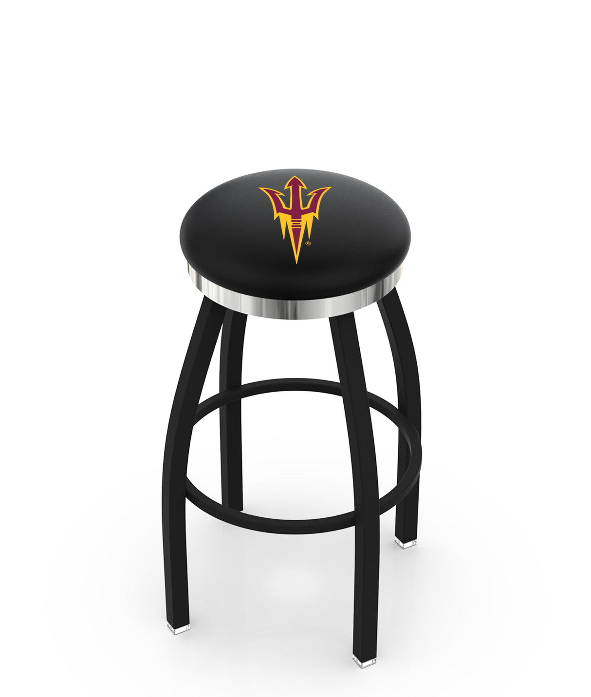 Arizona State Sun Devils Fork L8B2C Backless Bar Stool | Arizona State Sun Devils Fork Backless Counter Bar Stool